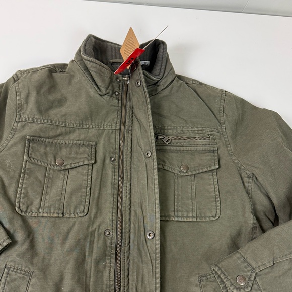 Levi’s Cotton Shell Military Style Moto Field Jacket NWT New - Picture 2 of 10
